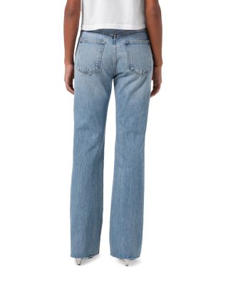 Leena Mid Rise Baby Bootcut Jeans in Stage