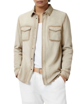 John Varvatos - Izzy Leather Shirt Jacket