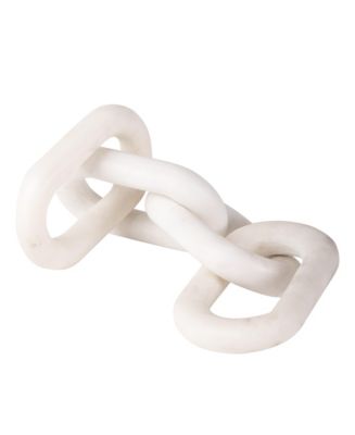 GAURI KOHLI Eternity White Marble Links Decorative Chain | Bloomingdale ...