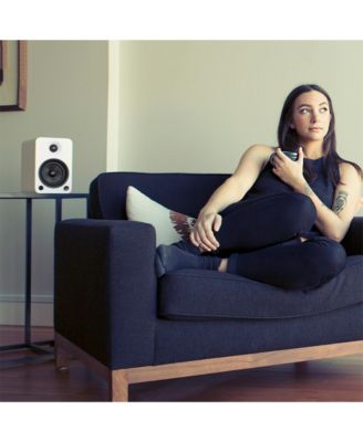  YU6 Powered Bookshelf Speakers with Built-in Bluetooth - Pair