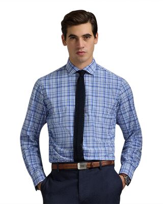 Polo Ralph Lauren - Cotton Classic Fit Long Sleeve Checked Poplin Shirt