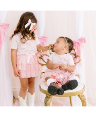  Sister Bow Short Sleeve Bodysuit - Baby