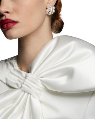 London Large Cluster Pearl Earrings