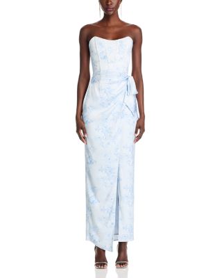 June Corset Wrap Tie Dress