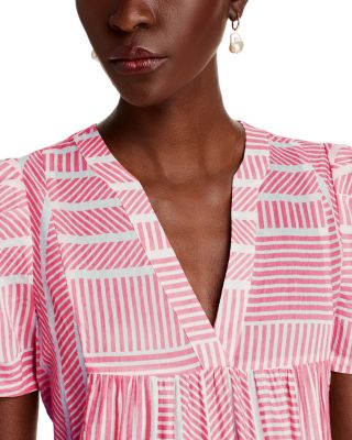 V Neck Mini Dress - Exclusive 