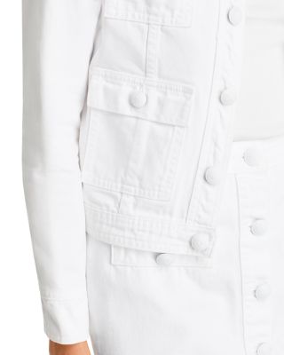 Kris Button Front Mini Skirt