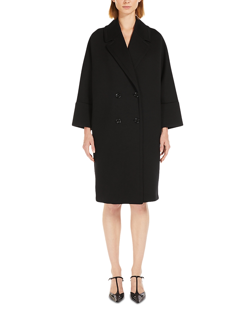 Max Mara Emma Kimono Sleeve Jacket In Black