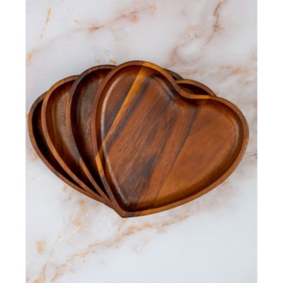 Eat Your Heart Out Appetizer Plates, Set of 4