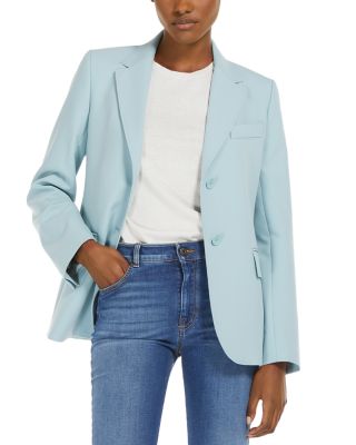 【送料&関税込】Uva Single-breasted Blazer Weekend Max Mara Single-breasted blazer in stretch viscose-blend canvas, ecru