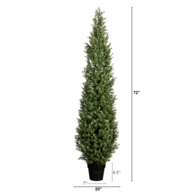 6' UV Resistant Artificial Boxwood Topiary Tree (Indoor/Outdoor)