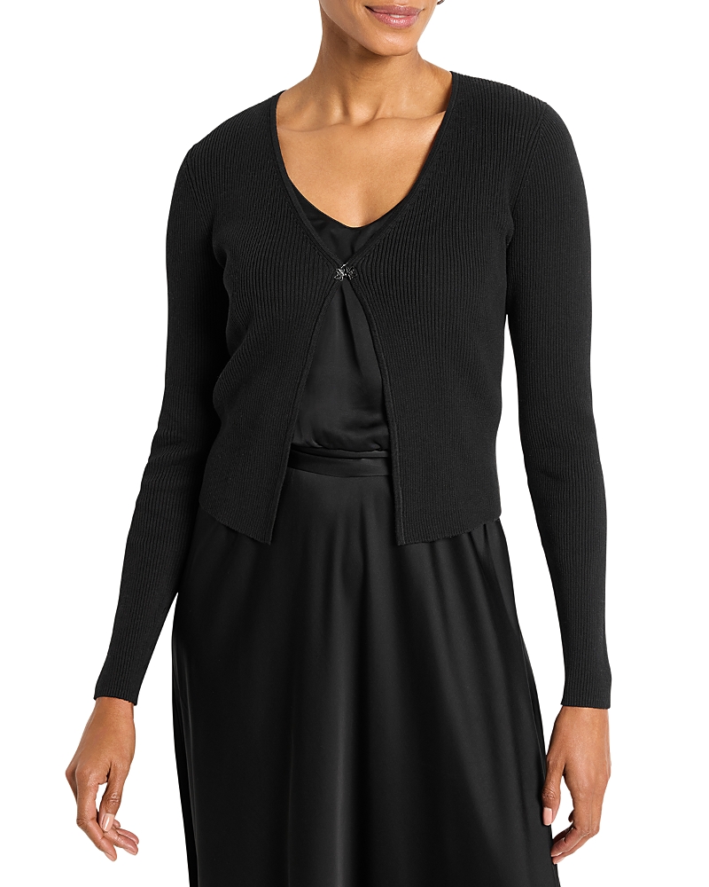 Nic + Zoe Nic+zoe Cool Nights Cardigan In Black