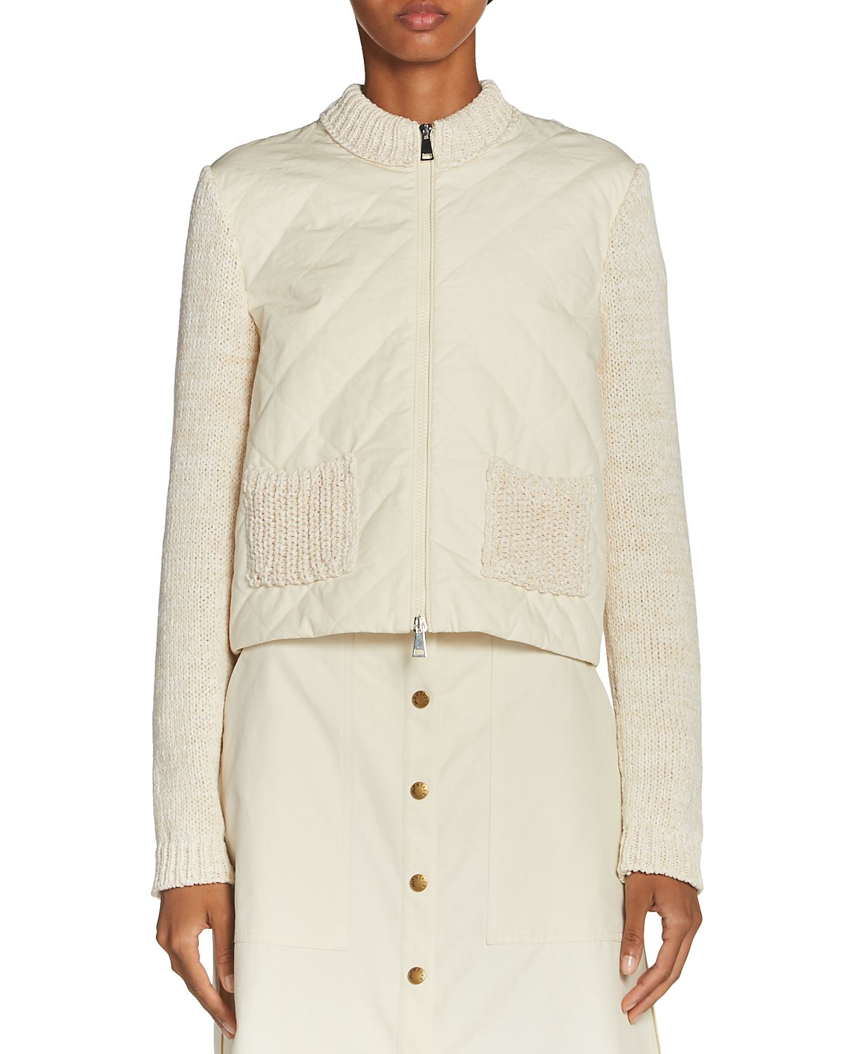 Moncler Padded Mixed Media Jacket