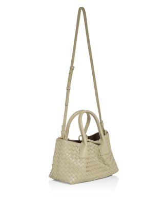 ハンドバッグ Bottega Veneta Pinacoteca Small Tote Bag In Intrecciato 10 Pinacoteca Small leather tote bag in brown - Bottega Veneta