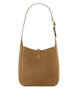 Le 5 &Agrave; 7 Supple Baby Shoulder Bag in Suede