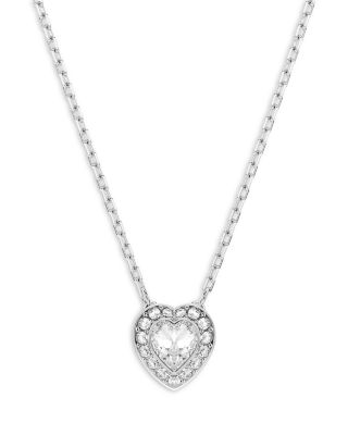 Ariana Grande Heart Halo Pendant Necklace & Matching Stud Earrings, Set of 2