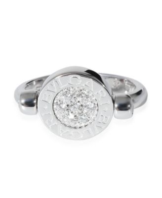 Pre-Owned Bvlgari 18k White Gold Ring