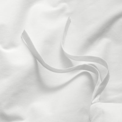 Tipped Double Flange Percale Bedding Collection - Exclusive
