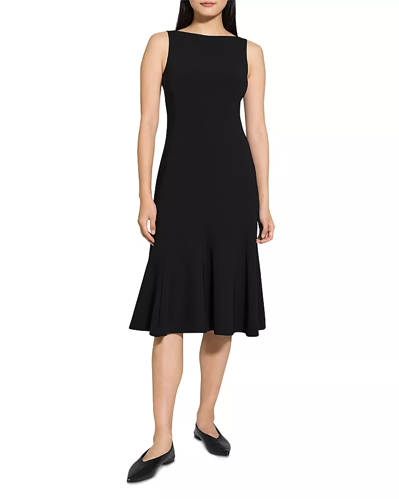 Theory Crepe Midi Dress