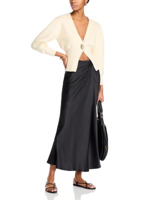 Balloon Sleeve Cardigan Sweater