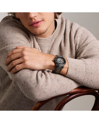 Townsman Automatic Smoke Stainless Steel Watch, 44mm