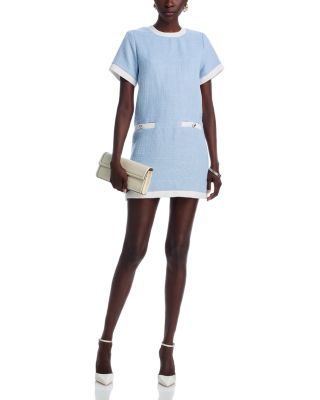 AQUA - Tweed Shift Dress - Exclusive
