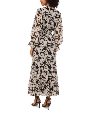 Floral Smocked Maxi Dress