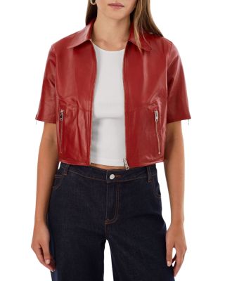Sevana Reversible Leather Jacket