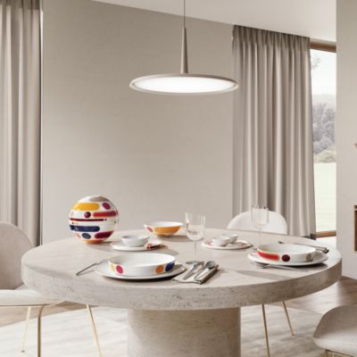 La Boule Porcelain 7 Piece Dinnerware Set, Service for 2