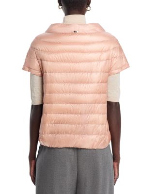 Iconico Greta Cap Sleeve Puffer Coat