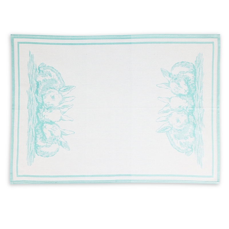 Vietri Strofinaccio Bunny Dish Towels, Set Of 2 In White