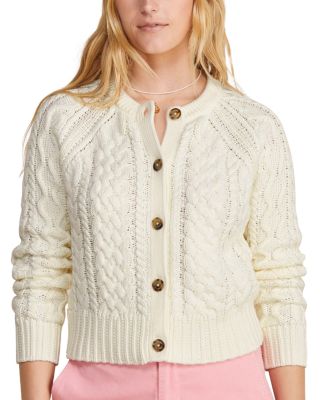 Vineyard Vines - Crewneck Cable Knit Cardigan Sweater