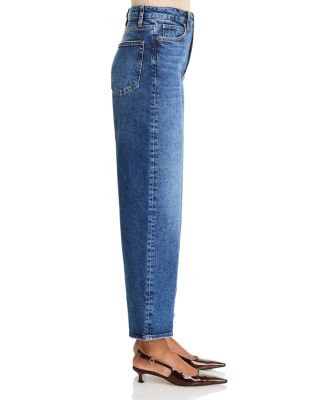 The Wide High Rise Ankle Wide Leg Jeans in Rival