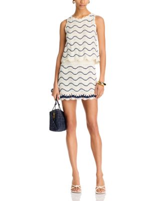 Catania Scalloped Crochet Skirt