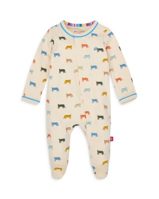 MAGNETIC ME - Unisex Le Tigre Printed Footie One Piece - Baby