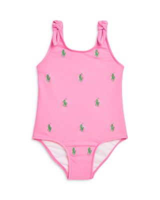 Ralph Lauren - Girls' Polo Pony One Piece Swimsuit - Baby