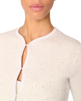 Cropped Sequin Cardigan