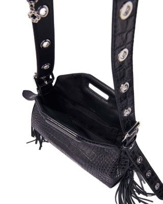 Miss M Mini Embossed Leather Bag