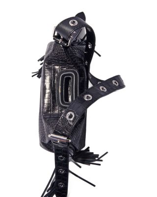 Miss M Mini Embossed Leather Bag