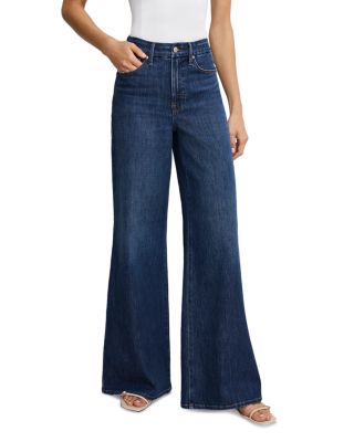 Good Waist Palazzo Jeans in Indigo 