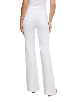 Flared Jeans in White