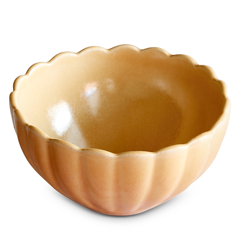 Lemieux Et Cie Dhalia Stoneware Bowl, Set Of 4 In Camel