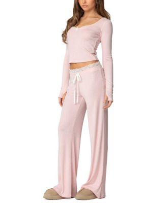 Peekaboo Lace Long Sleeve Top