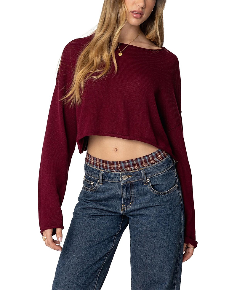 Edikted Shyrah Oversized Knit Top