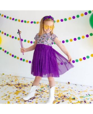 Girls' Mardi Gras Wand - Ages 3+ Years