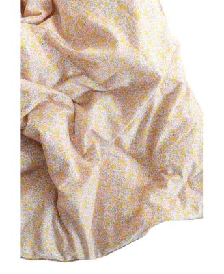  Liberty Fabric Betsy Candy Floss &amp; Wiltshire Bud Print Heirloom Quilt, Queen