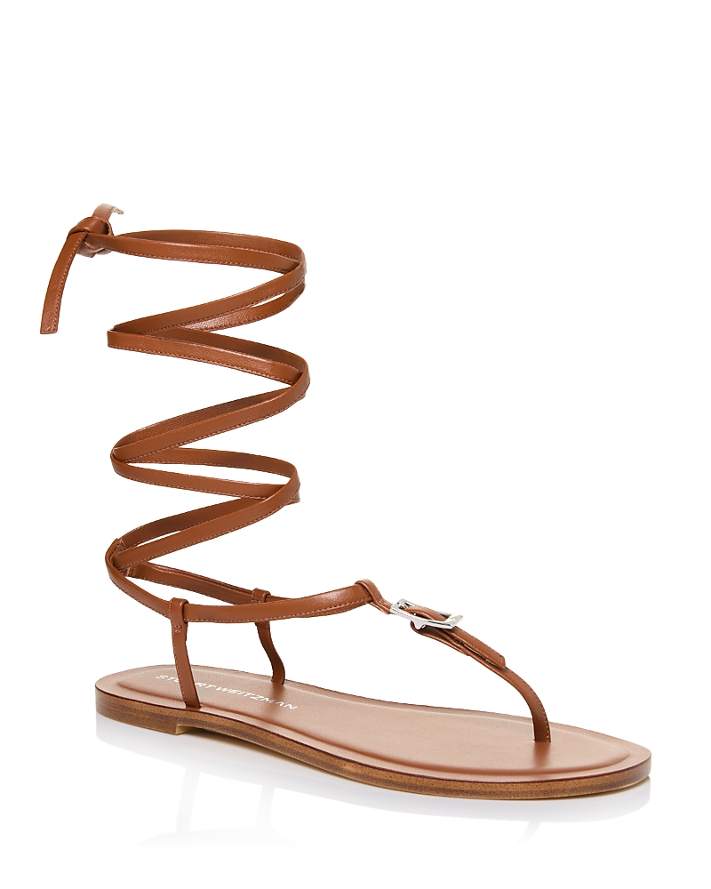 Stuart Weitzman Women's Georgie Lace Up Sandals