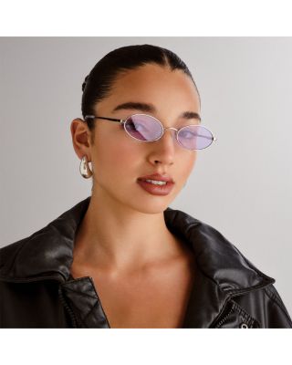 Love Train Oval Sunglasses, 56mm