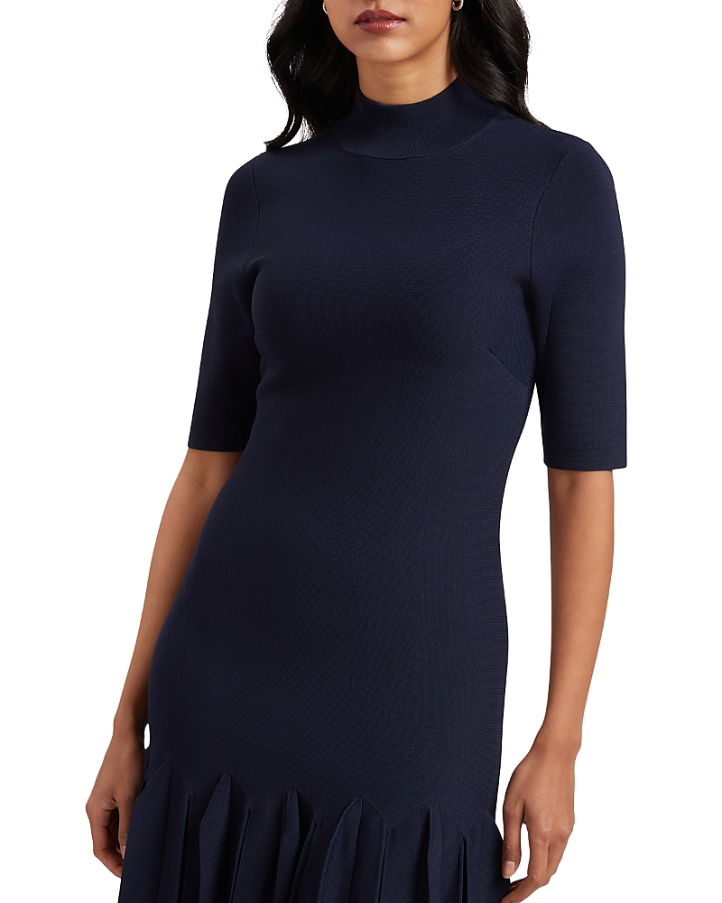 Ted Baker Canddy Fit And Flare Dress In Dark Blue