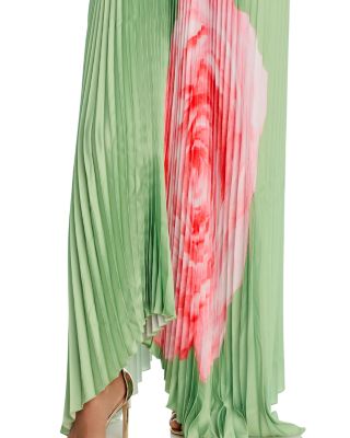 Bisous Pleated Gown