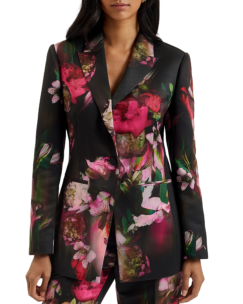 Ted Baker Okuni Floral Print Blazer